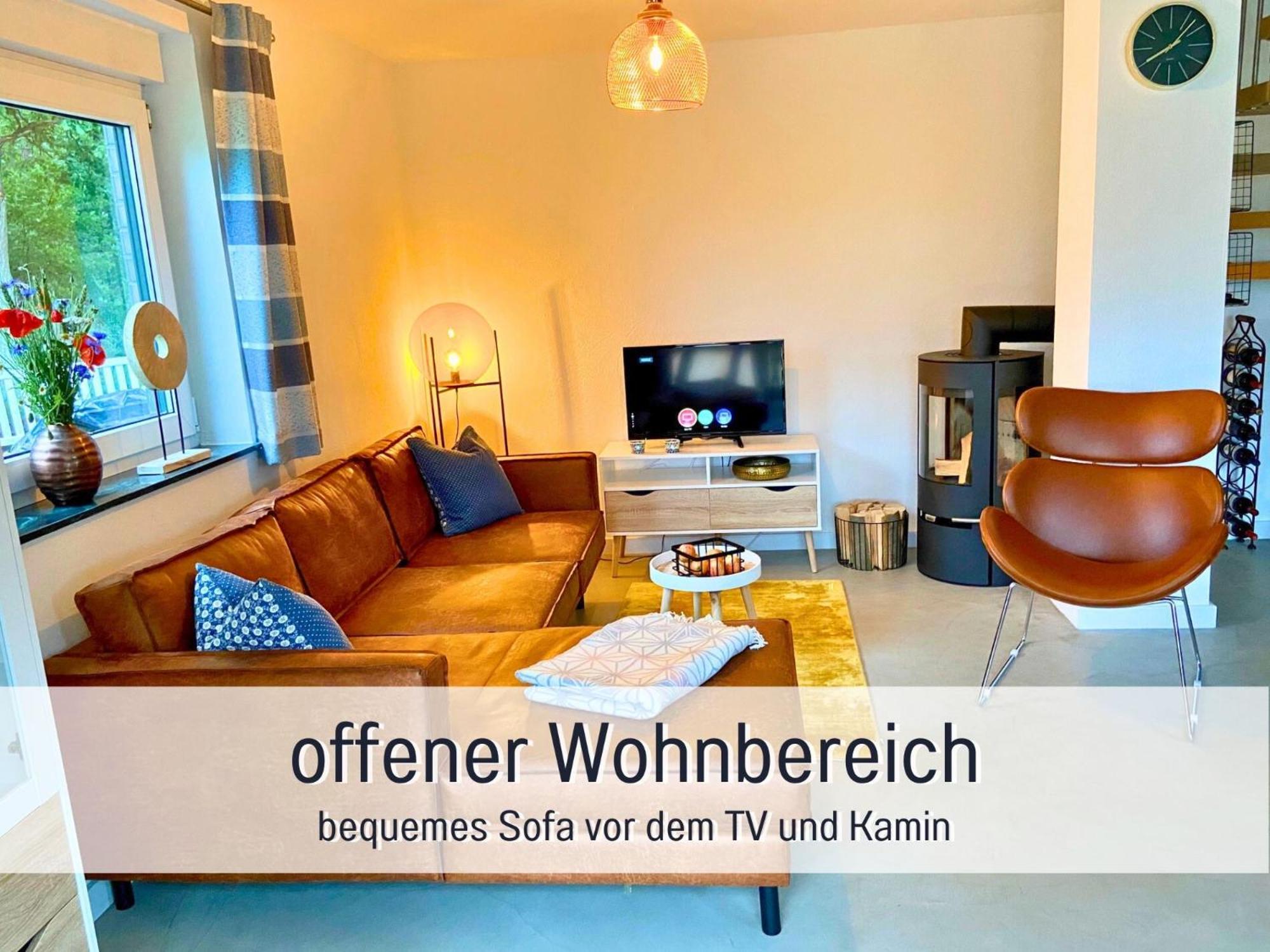 Strandhaus Mathea - Ruhige Lage Direkt Am Fleesensee - Parkplatz, Kamin, Sauna - Familienfreundlich 언터고렌 외부 사진